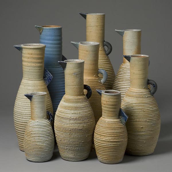 Rillede kander, h. 30-50 cm, 2004